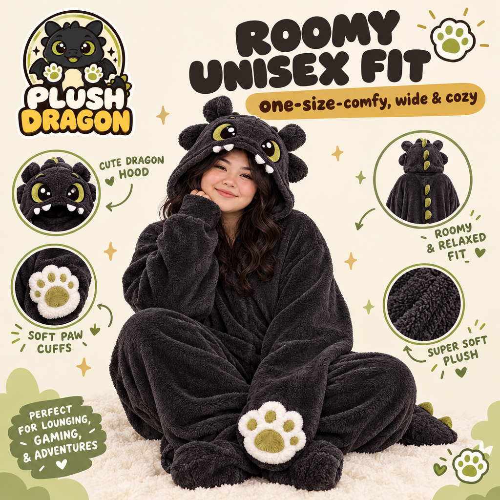 OnesieHouse™ Toothless Dragon